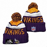 Minnesota Vikings Team Logo Knit Hat YD (8),baseball caps,new era cap wholesale,wholesale hats